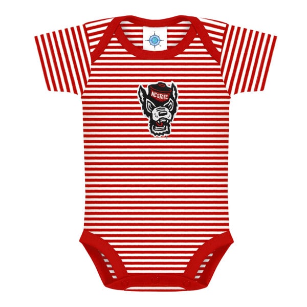 Red/White Striped Infant Bodysuit -